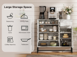 Farmhouse Sideboard Cabinet with Storage