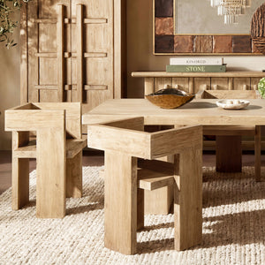 Avenel - Sculptural Block Accent Chair