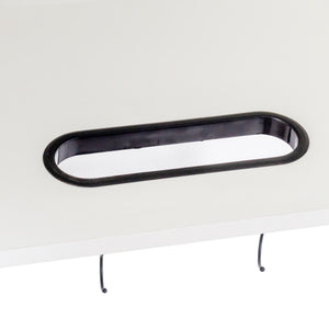 Bathroom Wall Cabinet with Adjustable Shelf, Towel Bar, and 5 Hooks