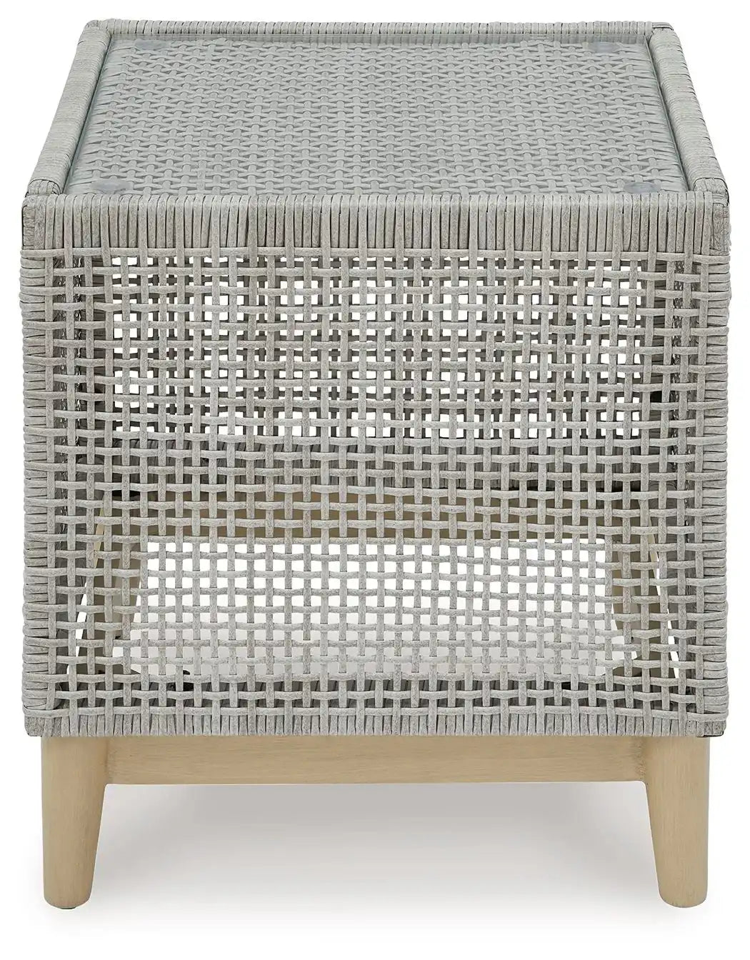 Seton Creek - Square End Table - Gray - Best Buy Furniture