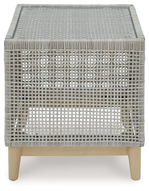 Seton Creek - Square End Table - Gray - Best Buy Furniture