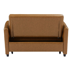 Convertible Sleeper Sofa Bed With 3 USB Ports