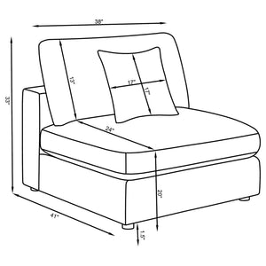 Rhette - Upholstered Sectional With Reversible Cushions