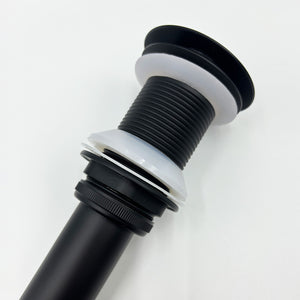 Bathroom Sink Drain without Overflow, Vessel Sink Lavatory Vanity Pop Up Drain Stopper