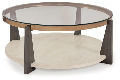 Frazwa - Round Cocktail Table - Multi - Best Buy Furniture