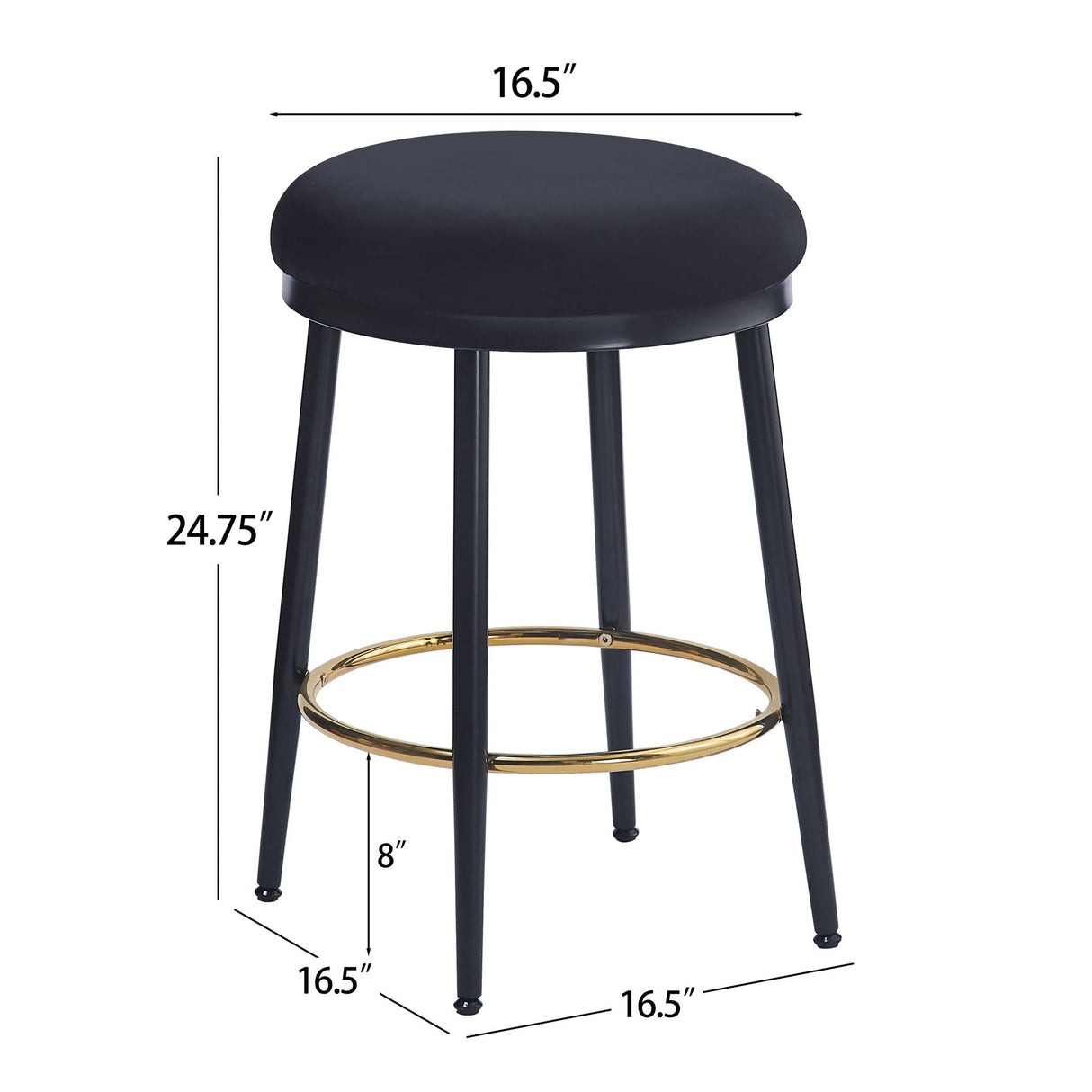 Stylish Design Counter Stools (Set of 2) - Best Buy Furniture