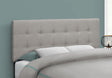 Full Size Bed Headboard Only, Upholstered, Transitional - Gray - Best Buy Furniture