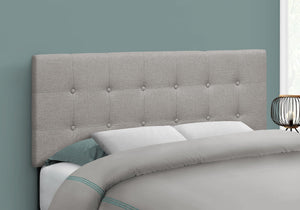 Full Size Bed Headboard Only, Upholstered, Transitional - Gray - Best Buy Furniture