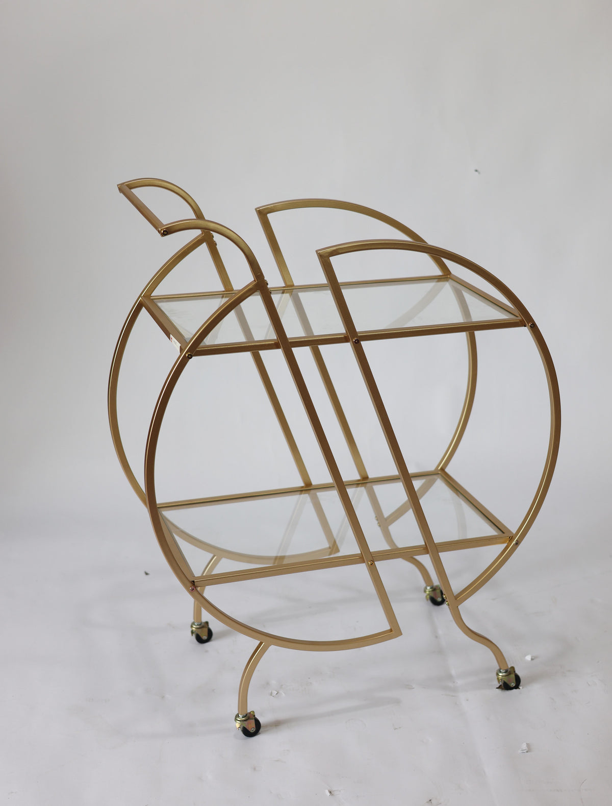 Gold Bar Carts for The Home Bar Serving Cart