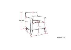Warren - Accent Chair With Hairpin Legs