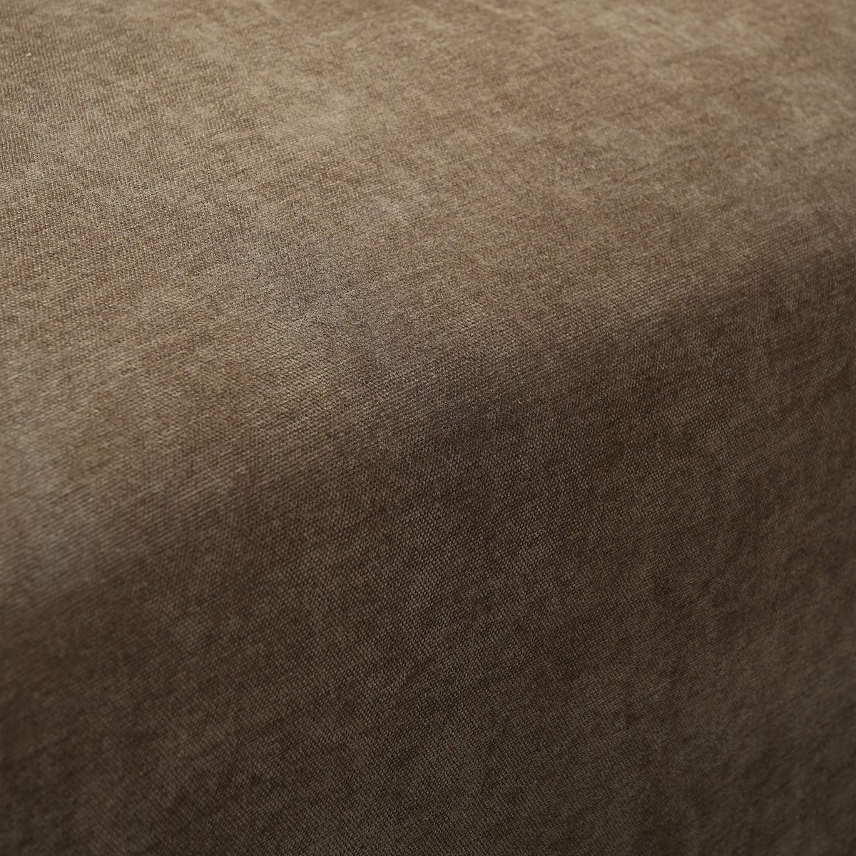 87" Curved Contemporary Sofa in Brown