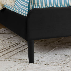 Upholstered Platform Bed Frame With 2 Storage Drawers And Adjustable Sofa Bed