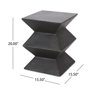 Outdoor Lightweight Concrete Side Table