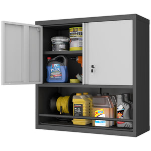 Metal Adjustable 2 Doors Storage Cabinet