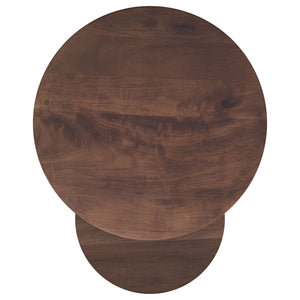 Lionett - 2 Piece Round Nesting Table Set And Round Design - Dark Brown