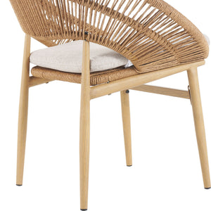 Cyril - Outdoor Papasan Style Dining Chair (Set of 2)