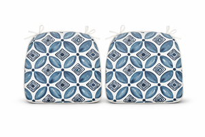 Water-Repellent U-Shape Thick Foam Patio Chair Cushions