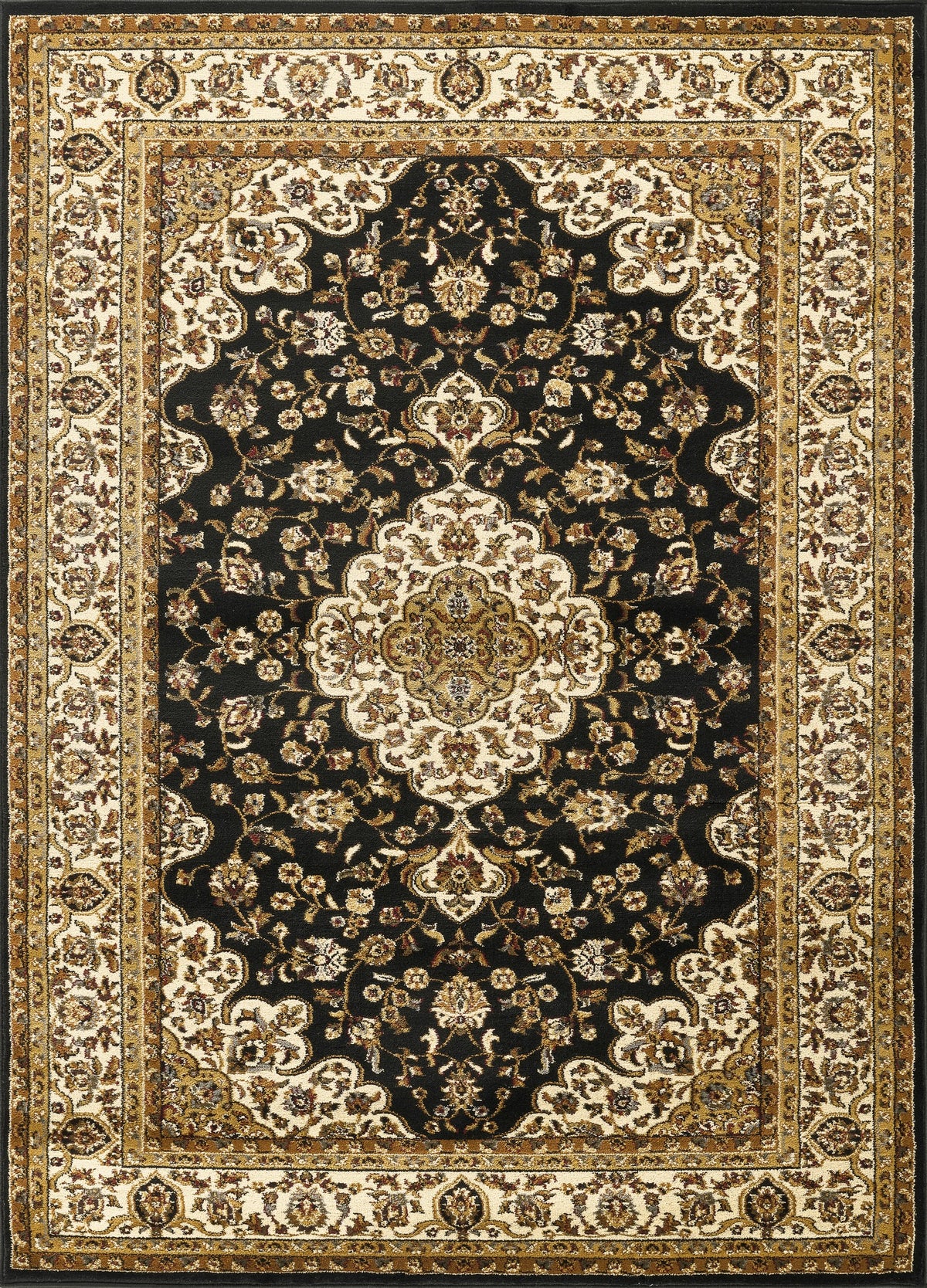 Classic GC_VIN5003 Black Area Rug