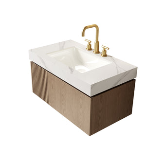 36" MURI Carrara Bathroom Vanity