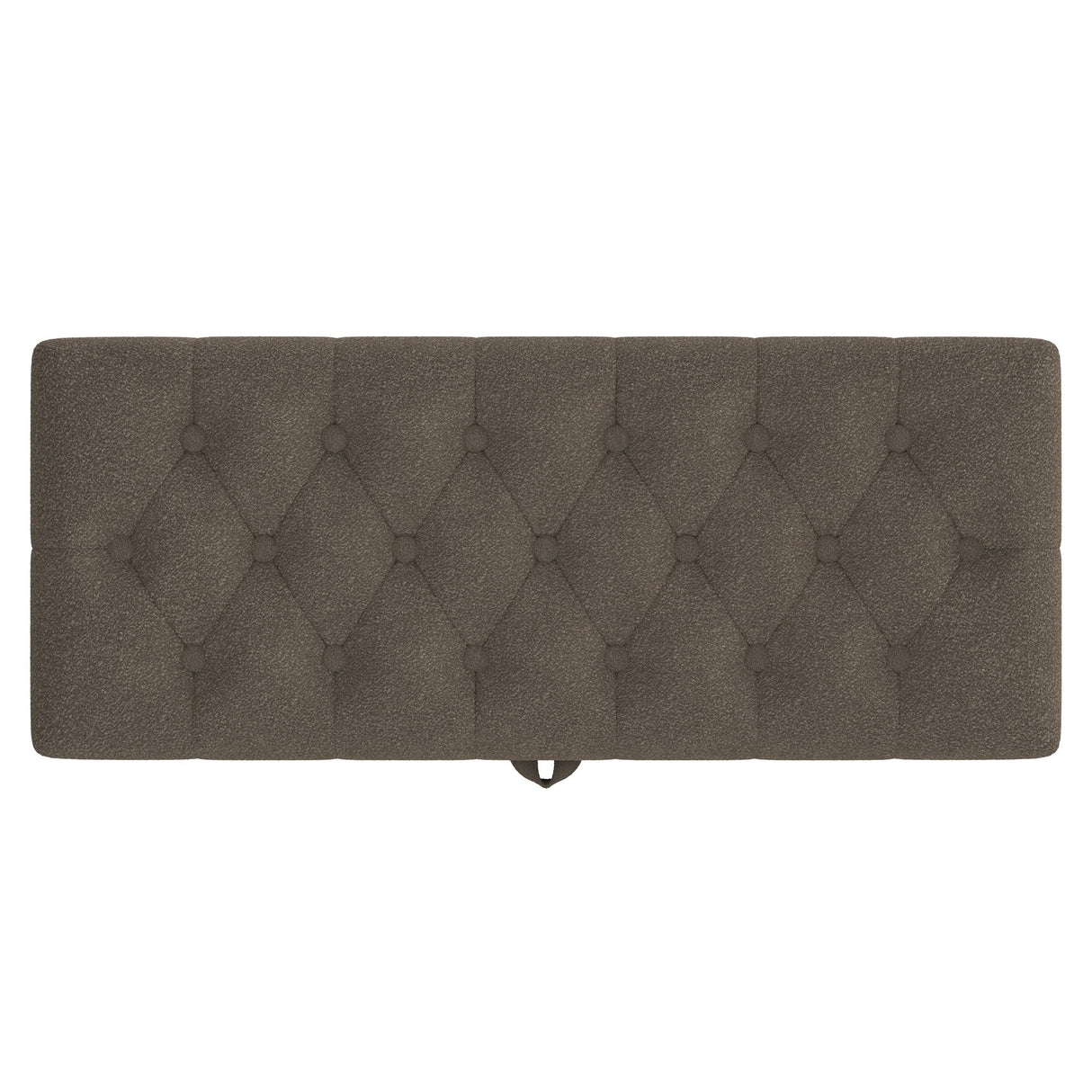 Modern Tufted Storage Ottoman Bench With Metal Legs