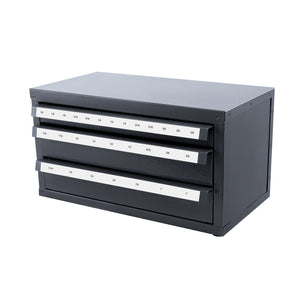 End Mill Dispenser Cabinet, Three-Drawer Organizer for End Mill Storage