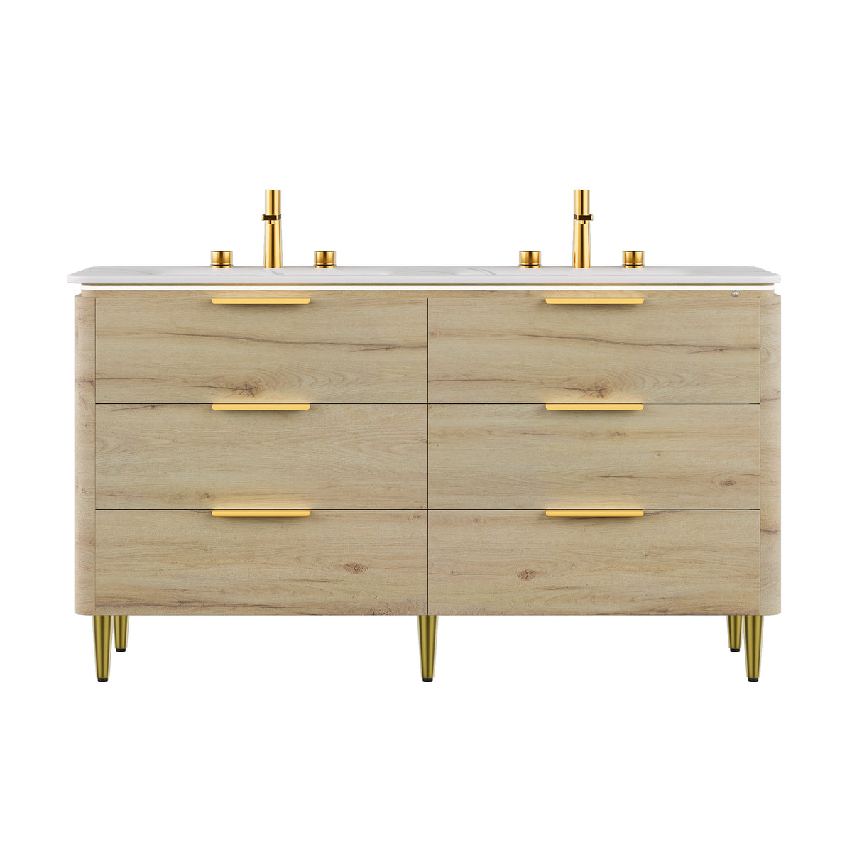 Amara 60" Bathroom Vanity & Sinks