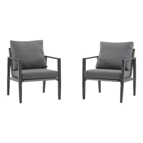 Modern Lounge Chair With Rope Accents And Cushions - Best Buy Furniture