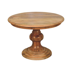 Solid Wood Round Turned Dining Table