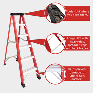 Fiberglass Ladder - Electrical Engineering Step Ladder