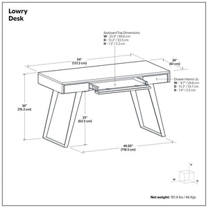 Lowry - Handcrafted Desk