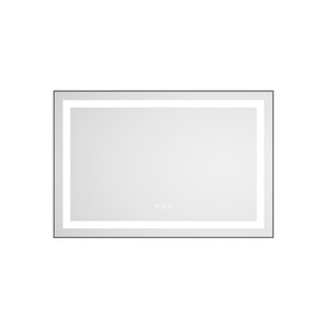 36" x 24" LED Bathroom Mirror with Front and Backlight