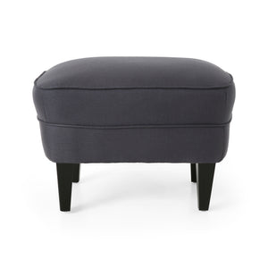 Enchante - Living Room Set With Tufted Back Club Chair And Ottoman
