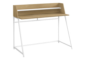 Computer Desk For Home Office, Laptop, Storage Shelves, Marble Look Contemporary & Modern - Best Buy Furniture