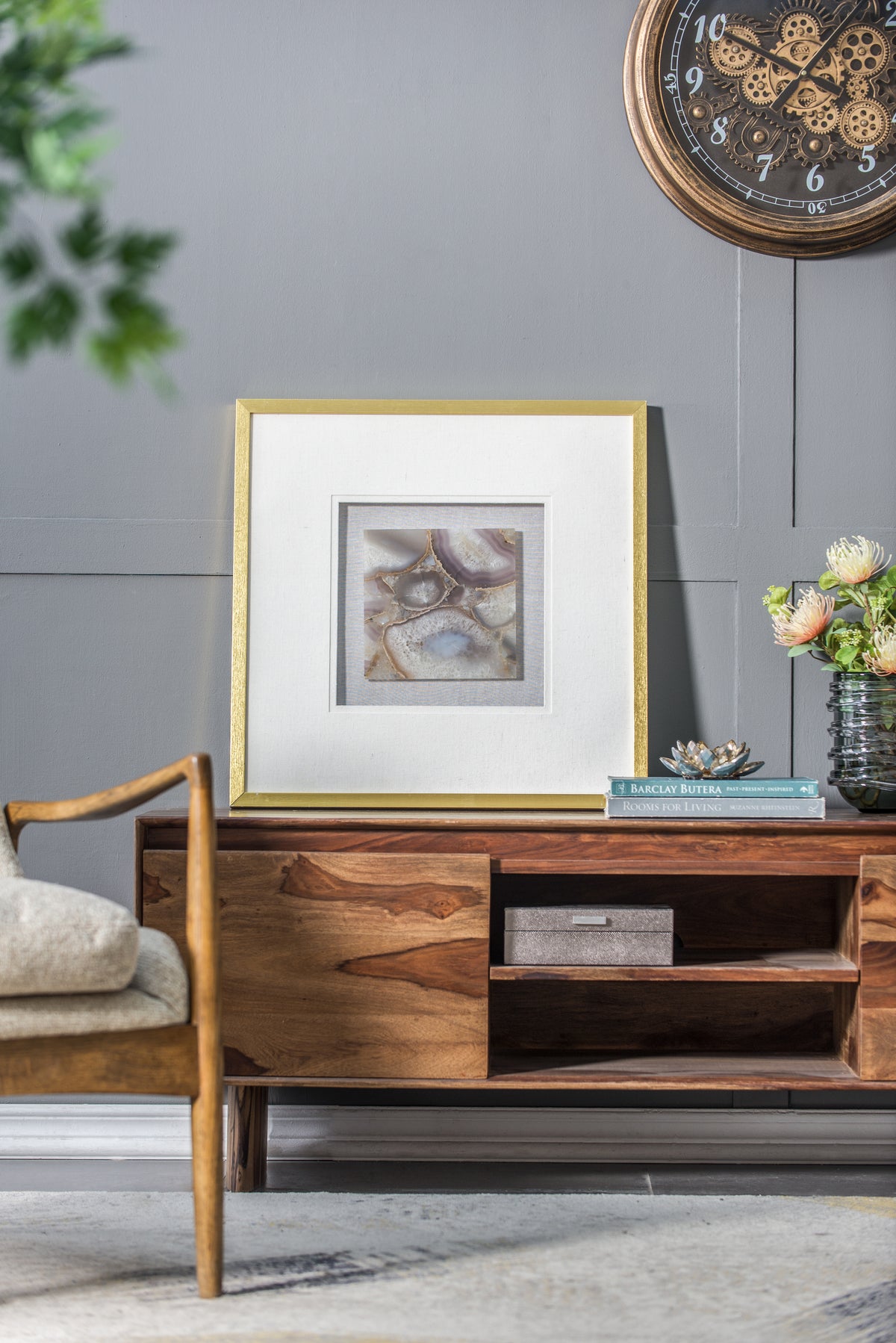 Remi Agate Shadow Box Wall Art