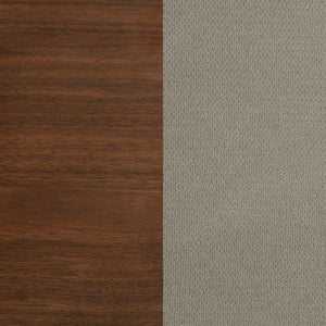 Verona - Queen Upholstered Panel Bed - Walnut