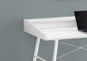 Computer Desk For Home Office, Laptop Storage Shelves, Contemporary & Modern