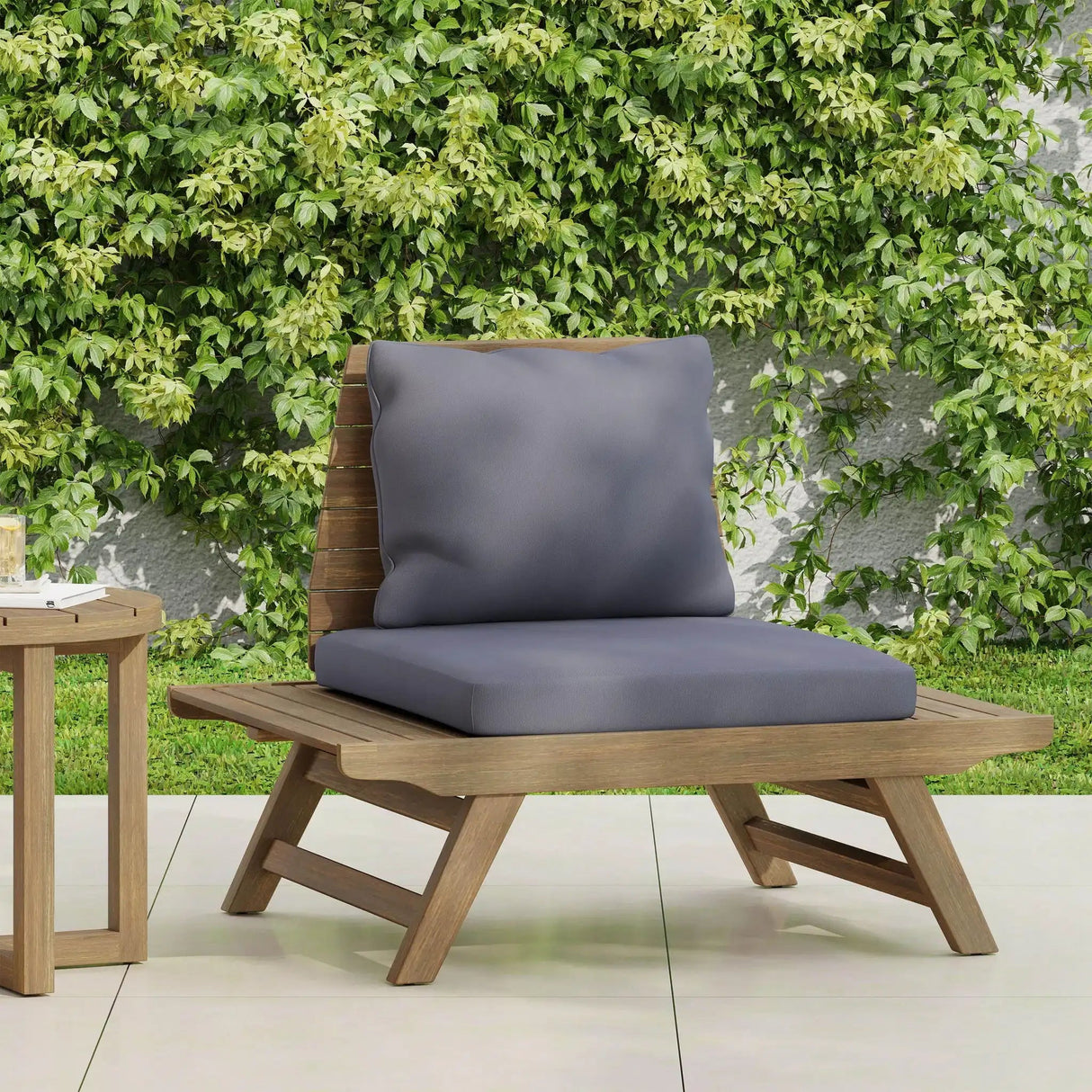 Sedona - Outdoor Club Chair With Slatted Design - Best Buy Furniture