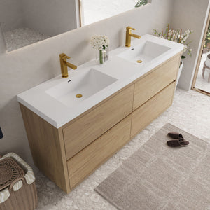 Bathin Freestanding Bathroom Vanity With Double Sinks