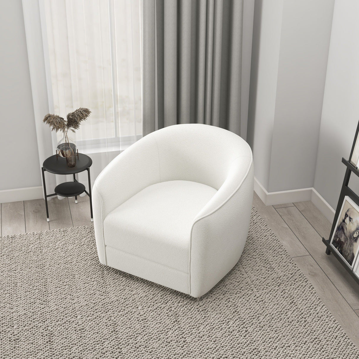 Elise - Mid-Century Modern Swivel Chair