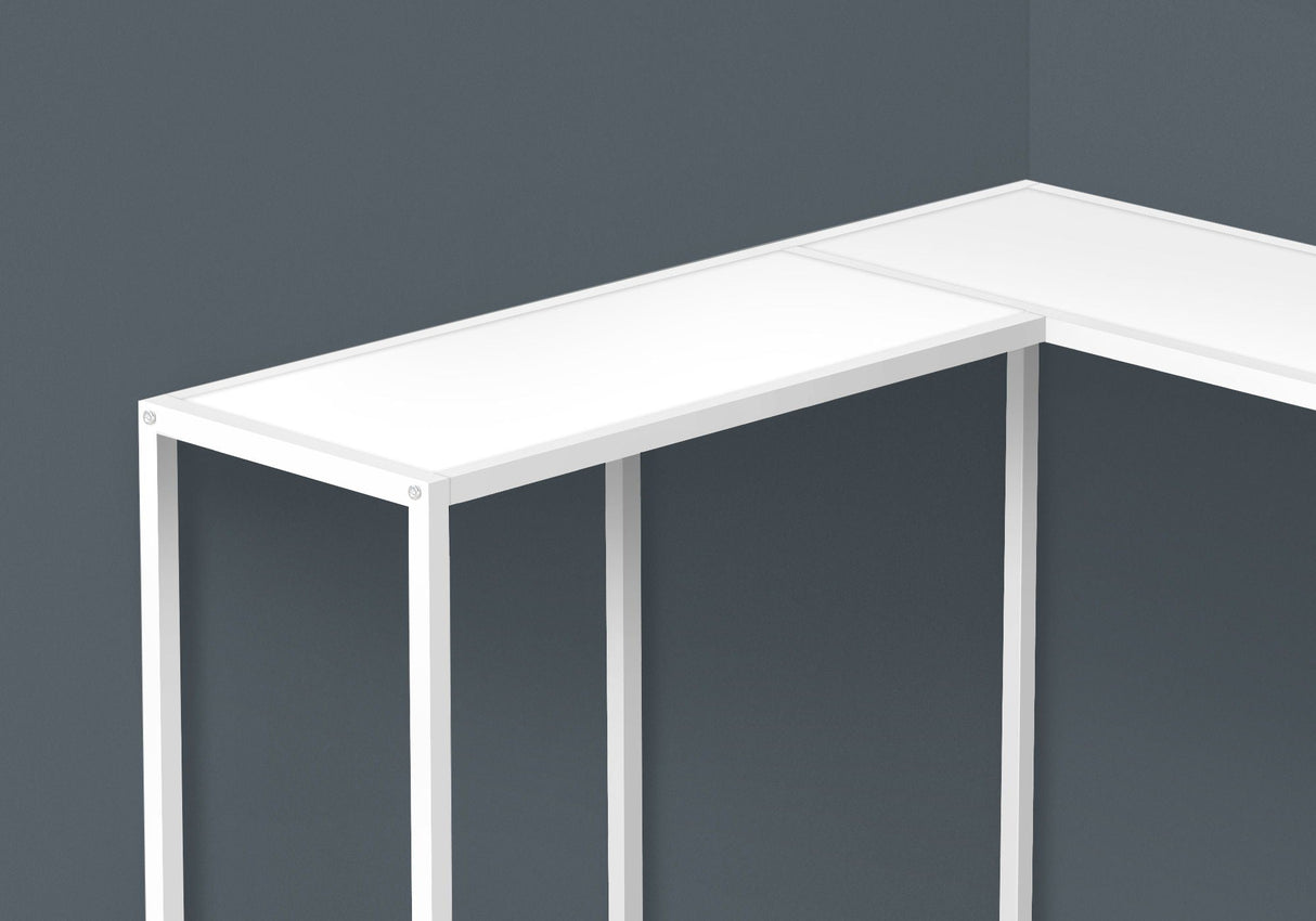 Corner Accent Console Table For Entryway, Unique L-Shaped Design - Best Buy Furniture