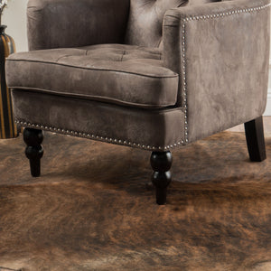 Vitality - Club Chair With Button Tufted Diamond Stitching And Turned Legs