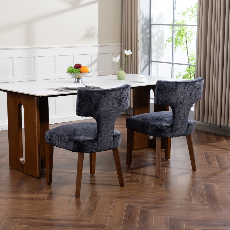 Mid Century Modern Dining Chairs Set of 2