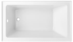 54" x 32" Alcove Bathtub – Acrylic Soaking Tub with Integral Apron