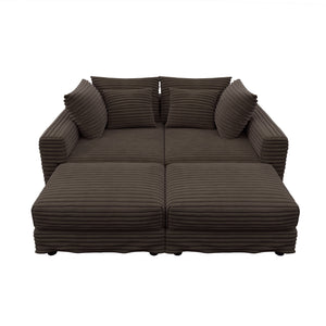 Modern Comfy Upholstered Sofa Cloud Couch & Deep Seat Couches