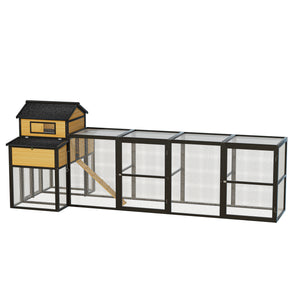 150" Extra Large Wooden Chicken Coop