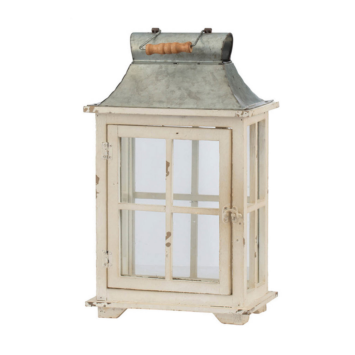 S/2 Evelyn Enclosed Lantern Set with Handle & Drawers