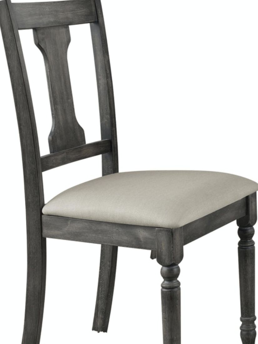 Wallace - Side Chair (Set of 2) - Tan / Weathered Gray - Best Buy Furniture