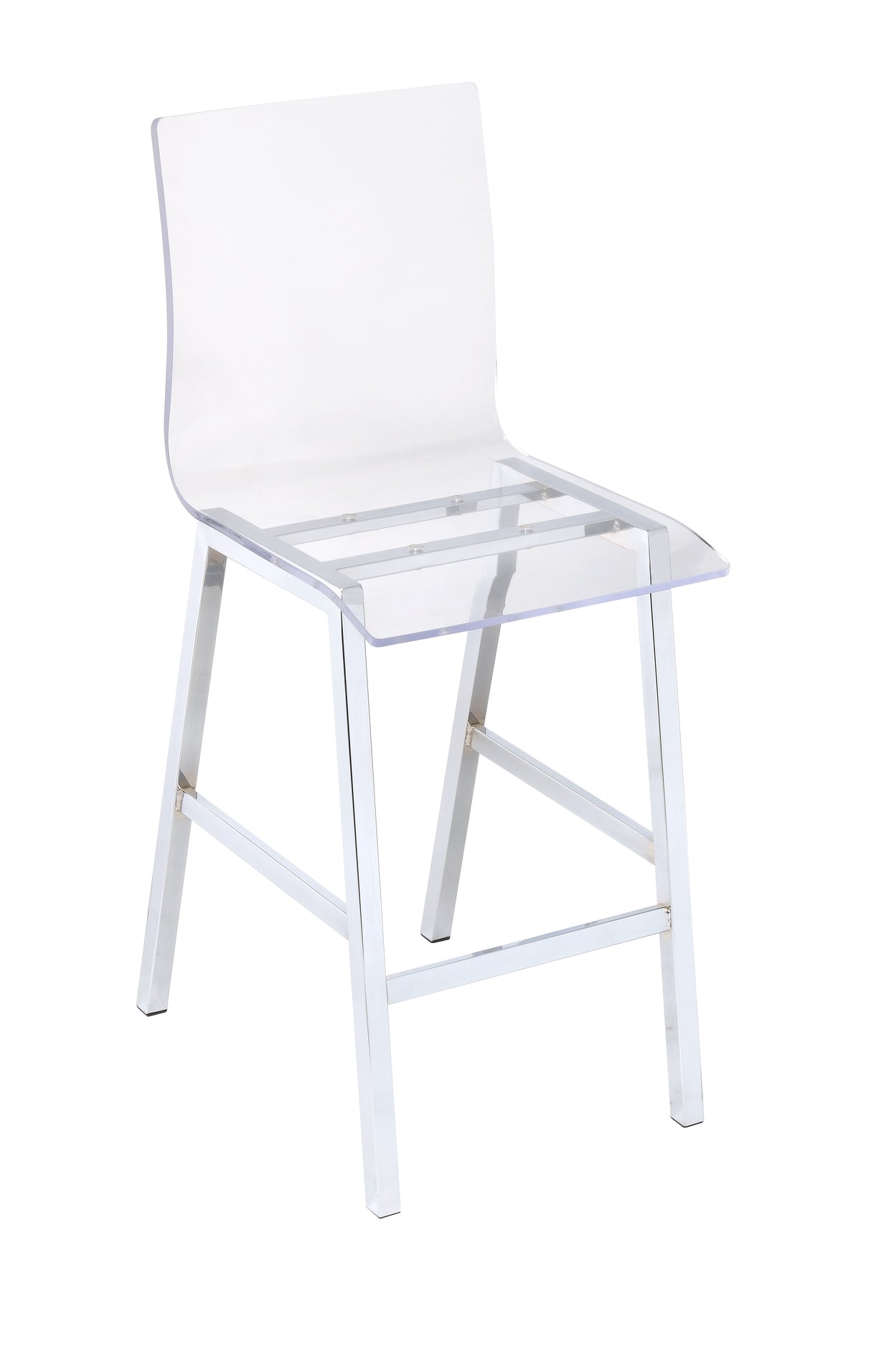 Nadie Clear Acrylic Armless Dining Chair