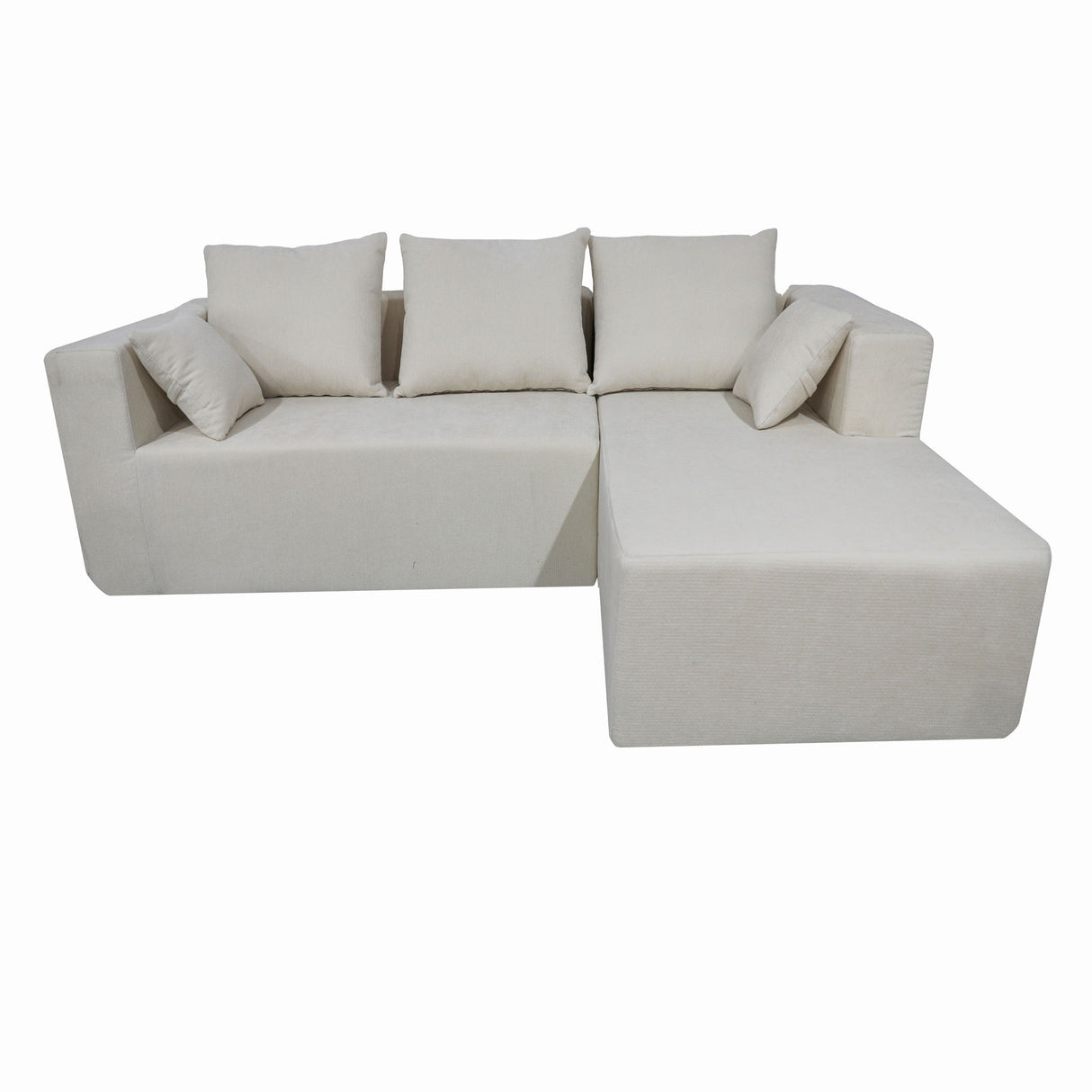 Modular Corner Sofa With Soft Fabric