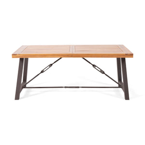 Catriona - 3 Piece Wood Outdoor Dining Set - Teak